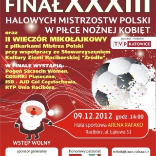 Plakat XXXIII Halowych Mistrzostw Polski