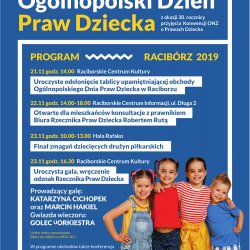 Racibórz jest gospodarzem Ogólnopolskiego Dnia Praw Dziecka