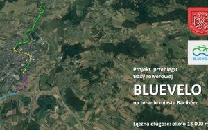 Przebieg trasy Blue Velo przez Racibórz (3)