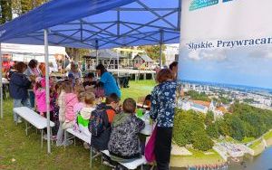 Edukacja o ekologii w formie warsztatów. Stoisko ekodoradcy gminnego na Święcie Dyni w Ogródku Jordanowskim (7)